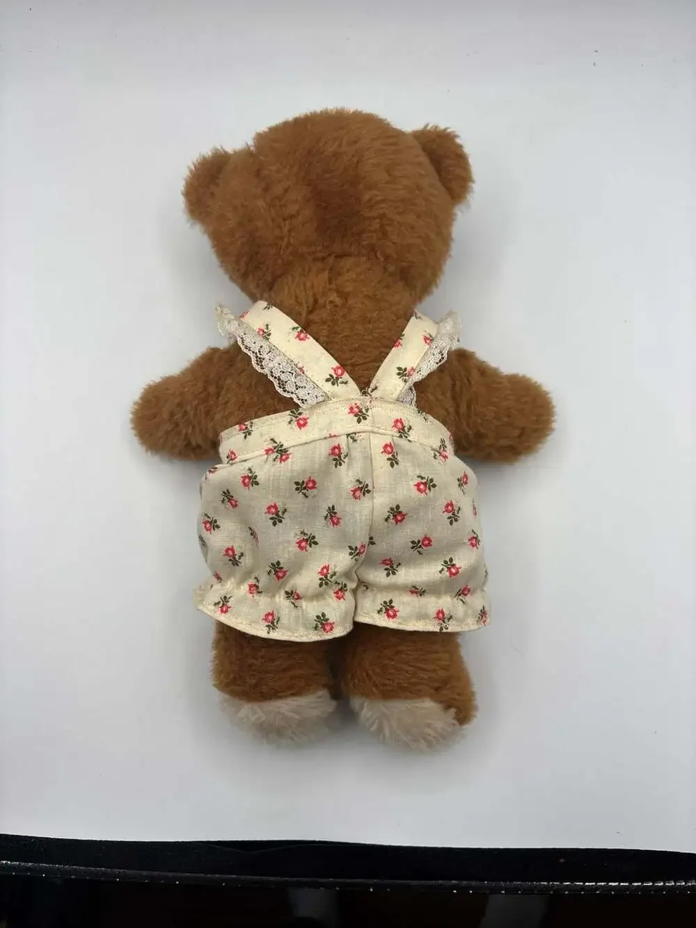 Pair of Handmade Teddy Bears - Mom and Child 1970s